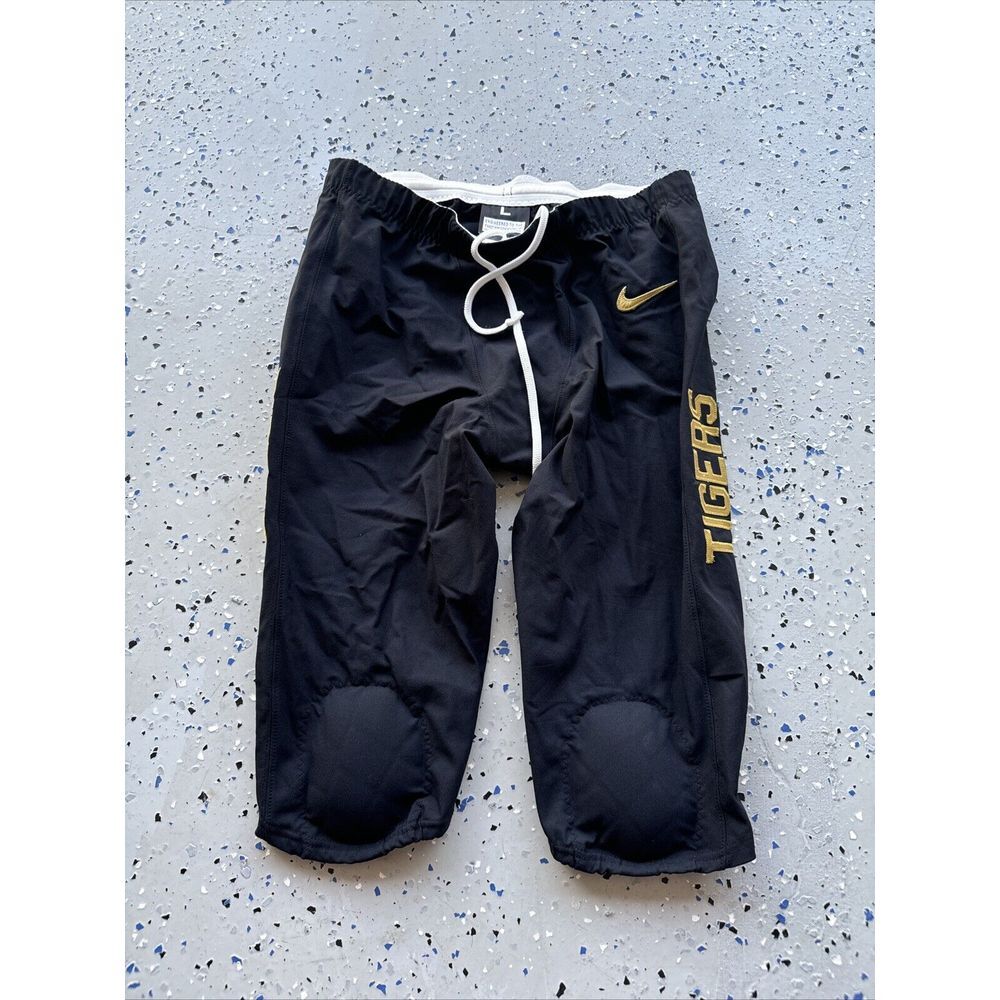 Nike Football Pants Black Tigers‎ Gold Sample New Large